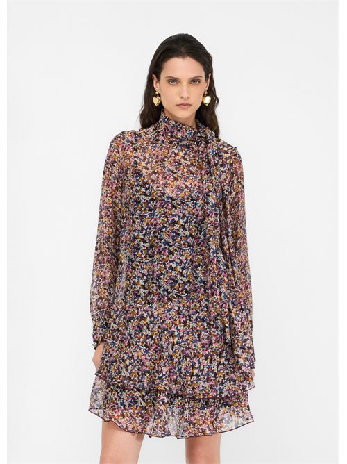 Abito a fiori in chiffon di seta LIU JO | MF5001T2559/M9993